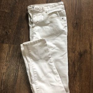 Forever 21, size 27, white denim